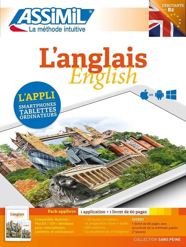 L'anglais : débutants & faux-débutants : niveau atteint B2 : pack applivre
