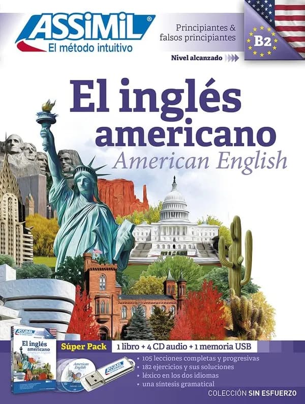 El inglés americano ; american english ; B2 ; superpack