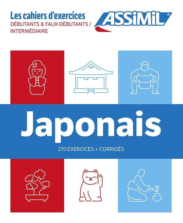 Coffret japonais débutants et faux-débutants à intermédiaire