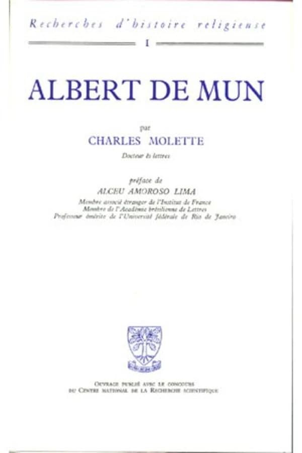 Albert de mun (1872-1890) : exigence doctrinale et preoccupations sociales chez un laic catholique