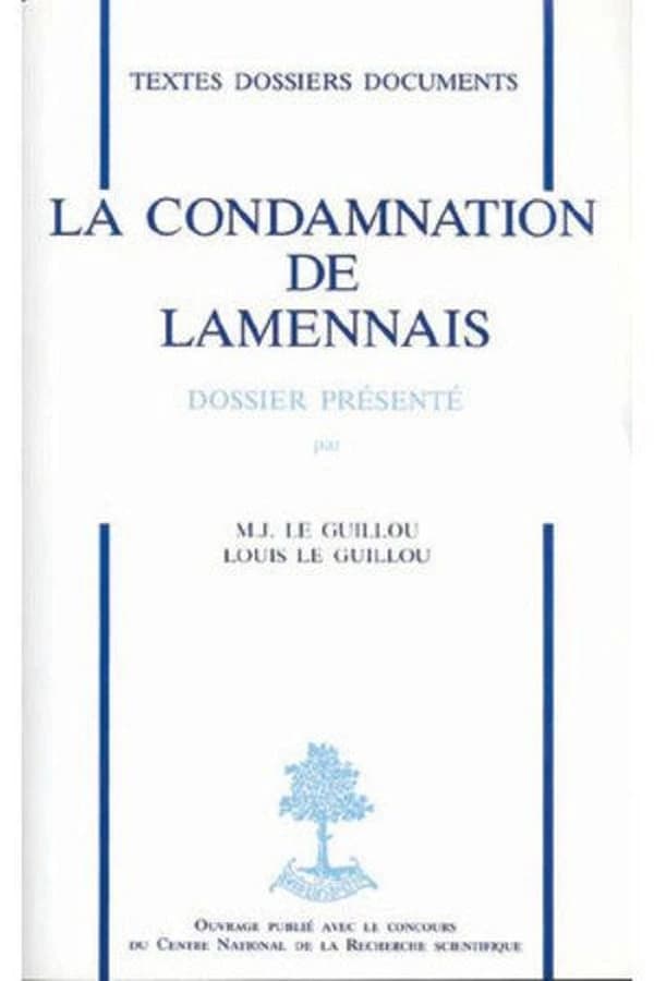 La Condamnation de Lamennais