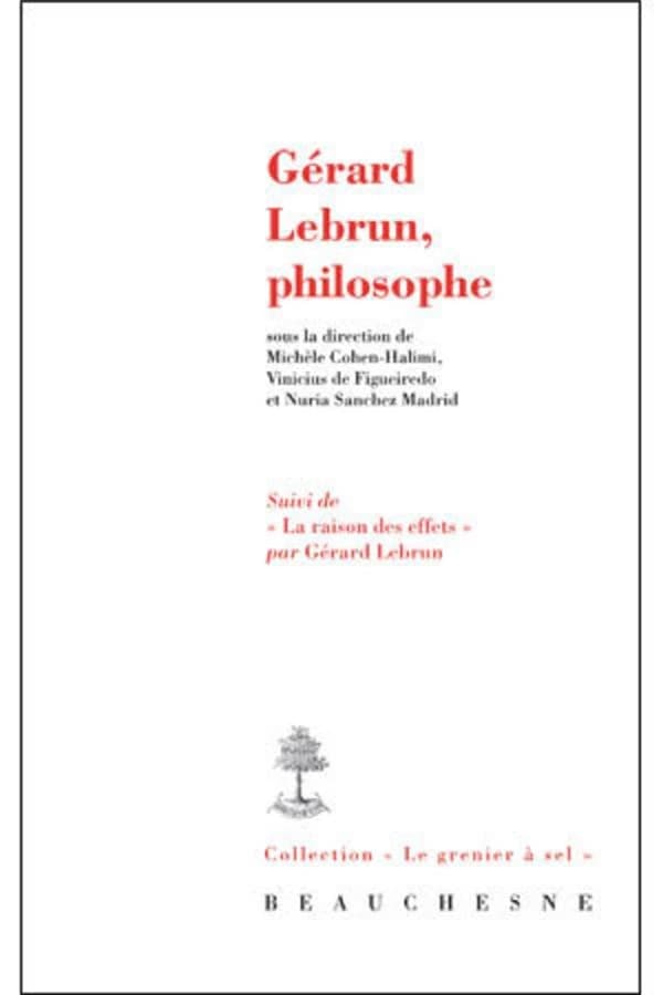 Gérard Lebrun philosophe