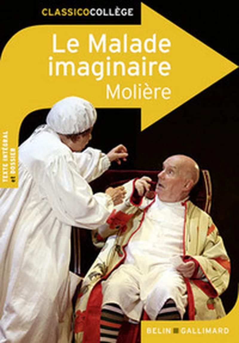 Le malade imaginaire : comédie mêlée de musique et de danses, représentée la première fois sur le théâtre de la salle du Palais-Royal, le 10 février 1673 par la troupe du roi