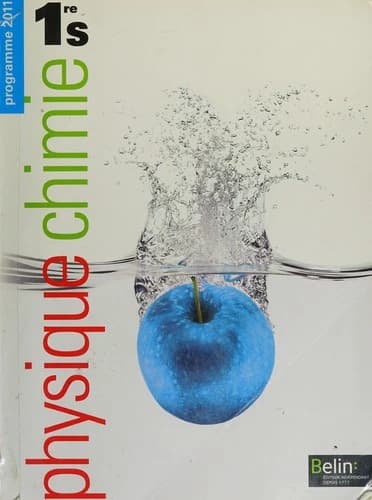 Physique chimie 1re S : programme 2011