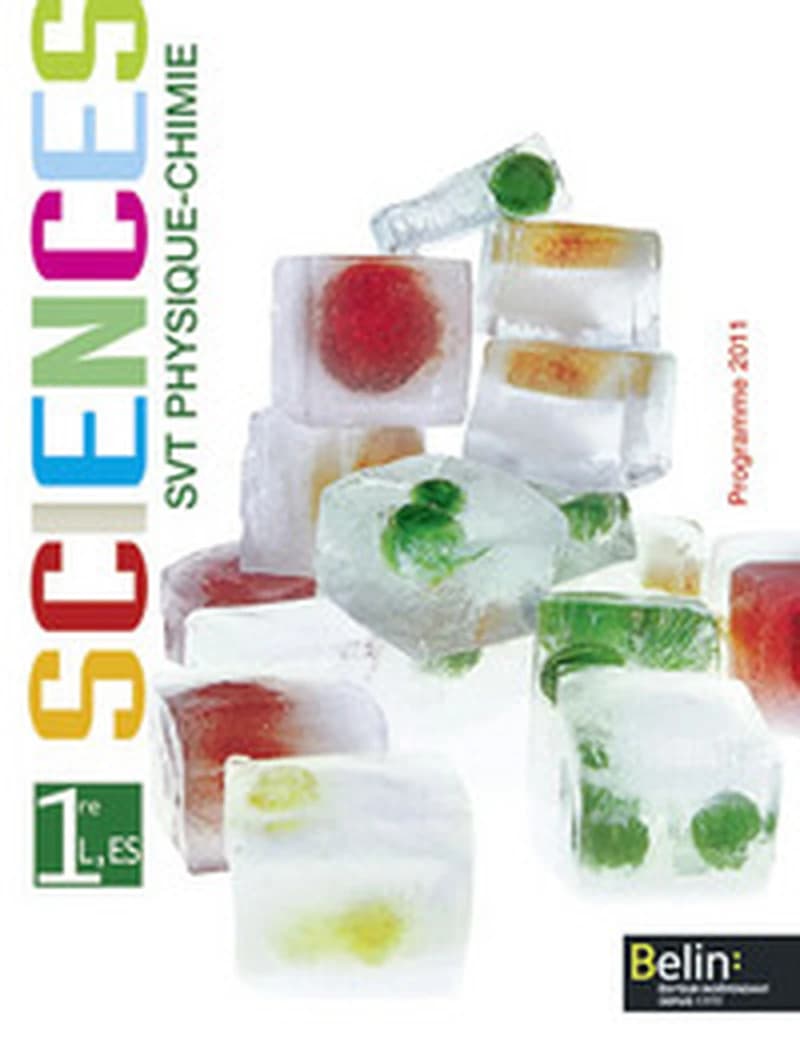 Sciences 1re L, ES : SVT, physique-chimie : programme 2011