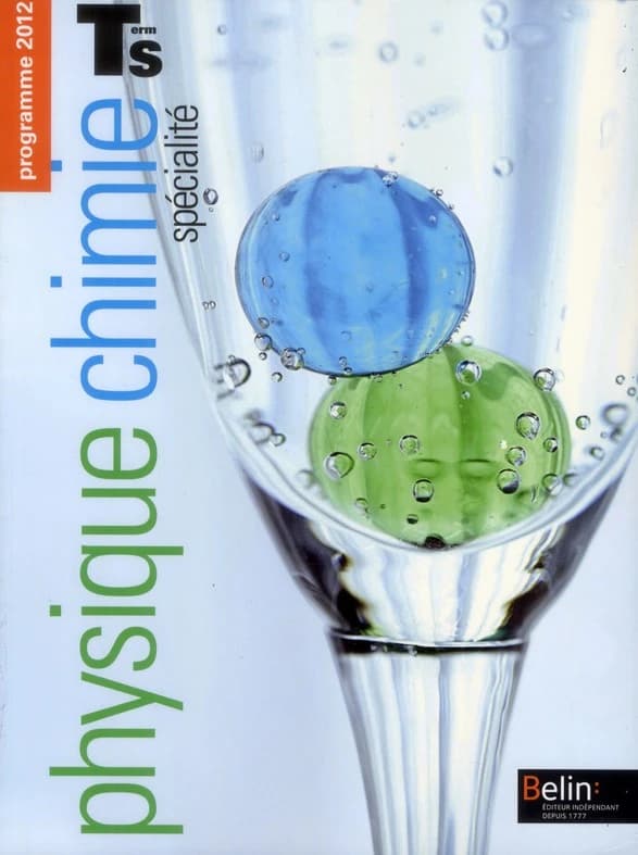Physique, chimie, Term S : spécialité : programme 2012