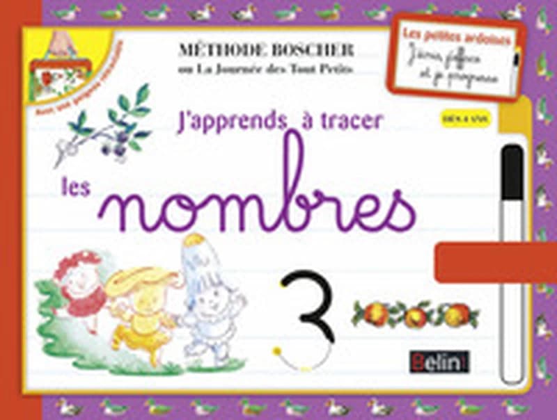 J'APPRENDS A TRACER LES NOMBRES NED