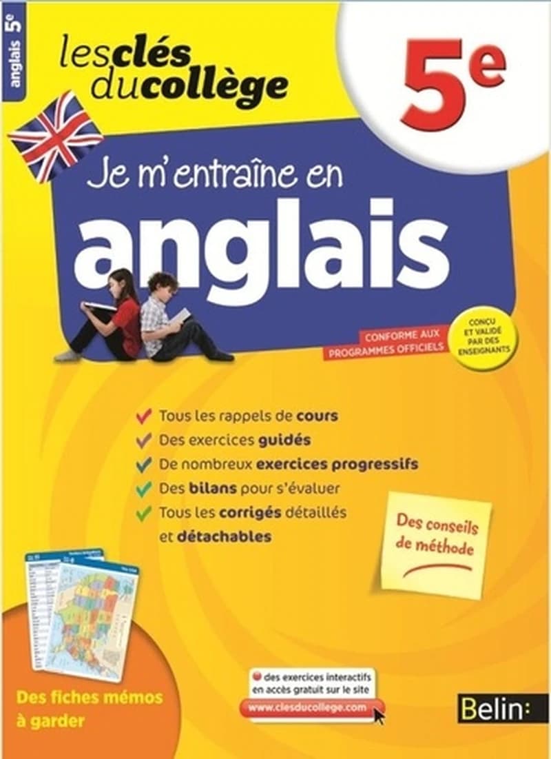 LES CLES DU COLLEGE JE M'ENTRAINE EN ANGLAIS 5E.