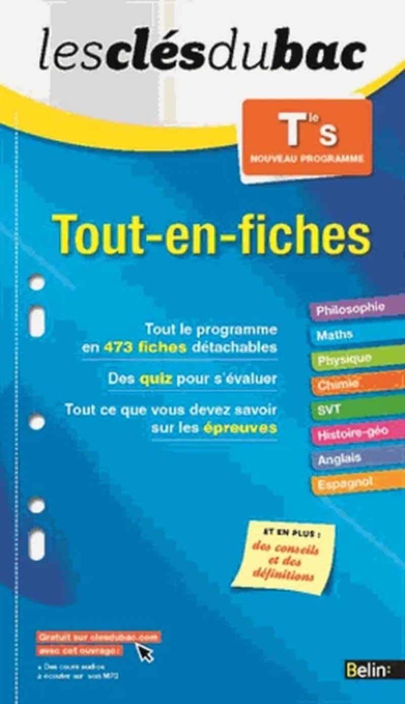 TOUT EN FICHES TLE S