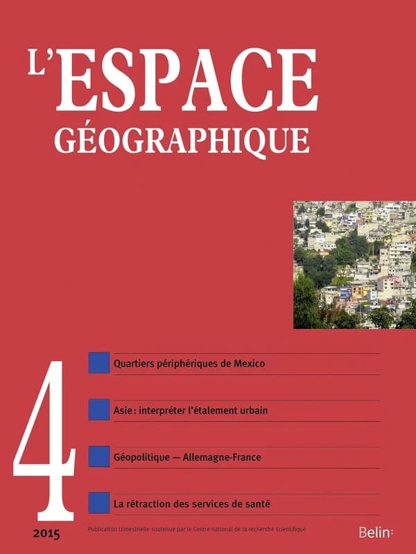 L'ESPACE GEOGRAPHIQUE n.2015