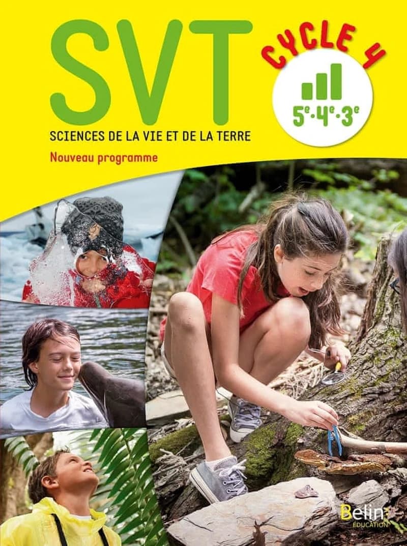 SVT, sciences de la vie et de la terre : 5e, 4e, 3e, cycle 4 : nouveau programme