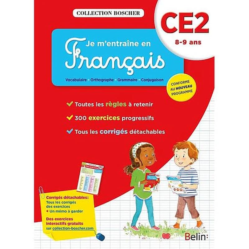 BOSCHER, JE M'ENTRAINE EN FRANCAIS CE2 2016