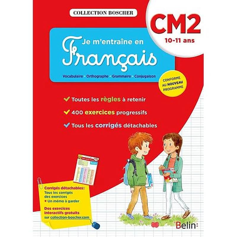 BOSCHER, JE M'ENTRAINE EN FRANCAIS CM2 2016