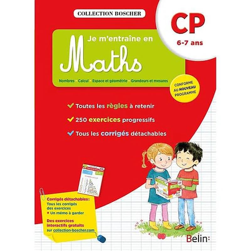 BOSCHER, JE M'ENTRAINE EN MATHS CP 2016