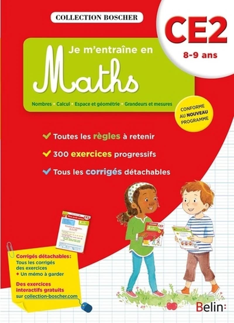 Je m'entraîne en maths ; CE2 ; 8