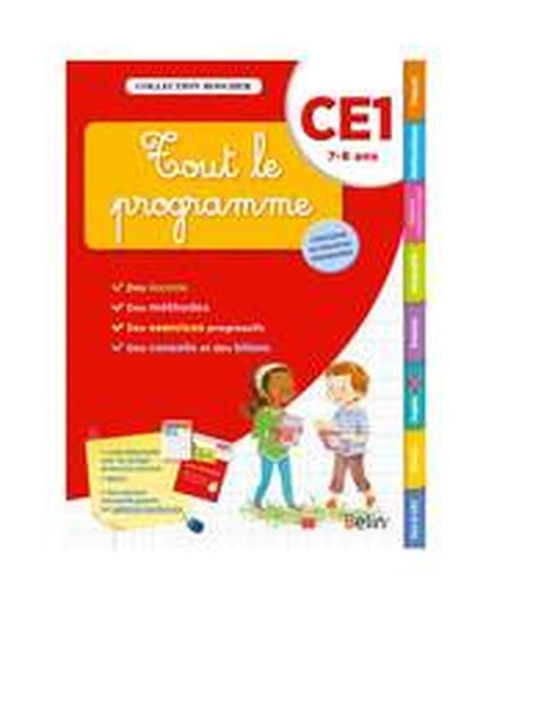 TOUT LE PROGAMME BOSCHER CE1