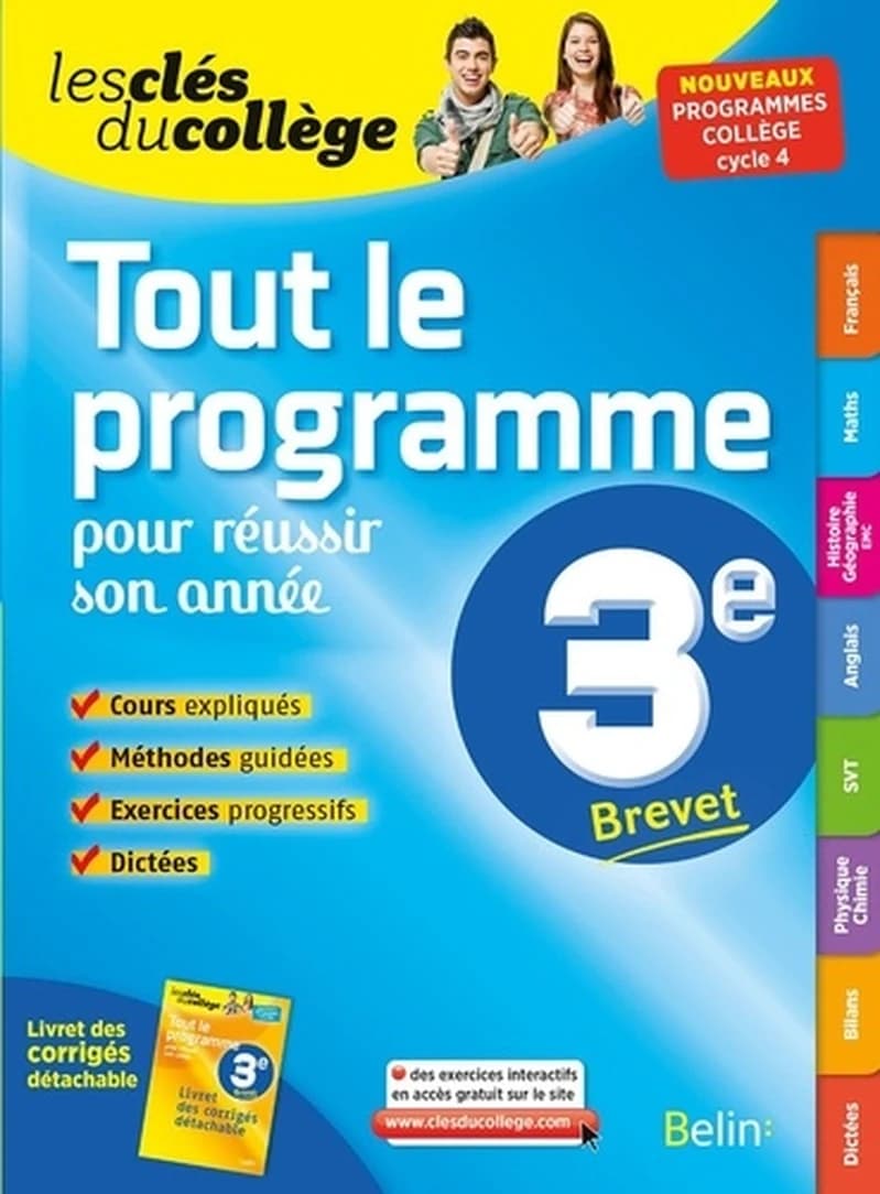 CLES DU COLLEGE TOUT EN UN 3E (N.E)
