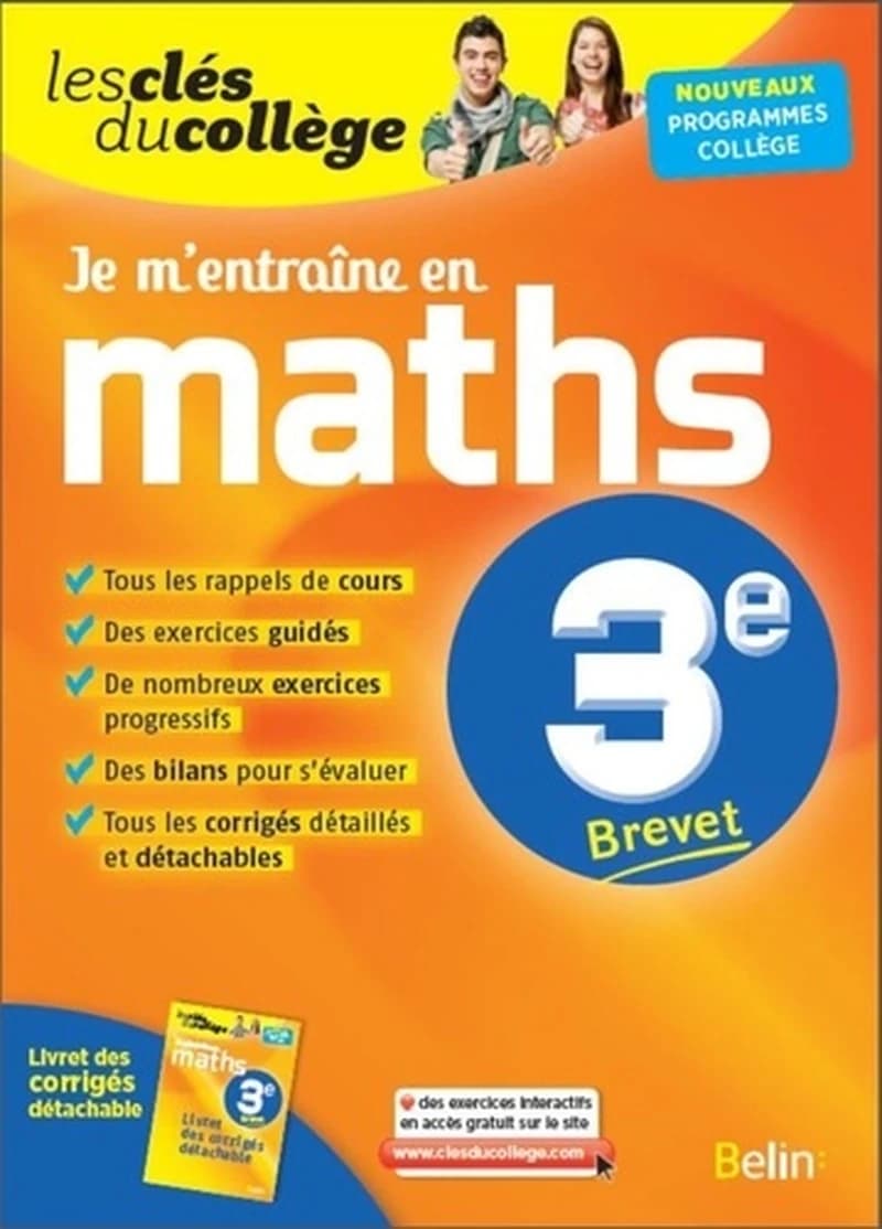 Maths 3e je m'entraine (n.e)