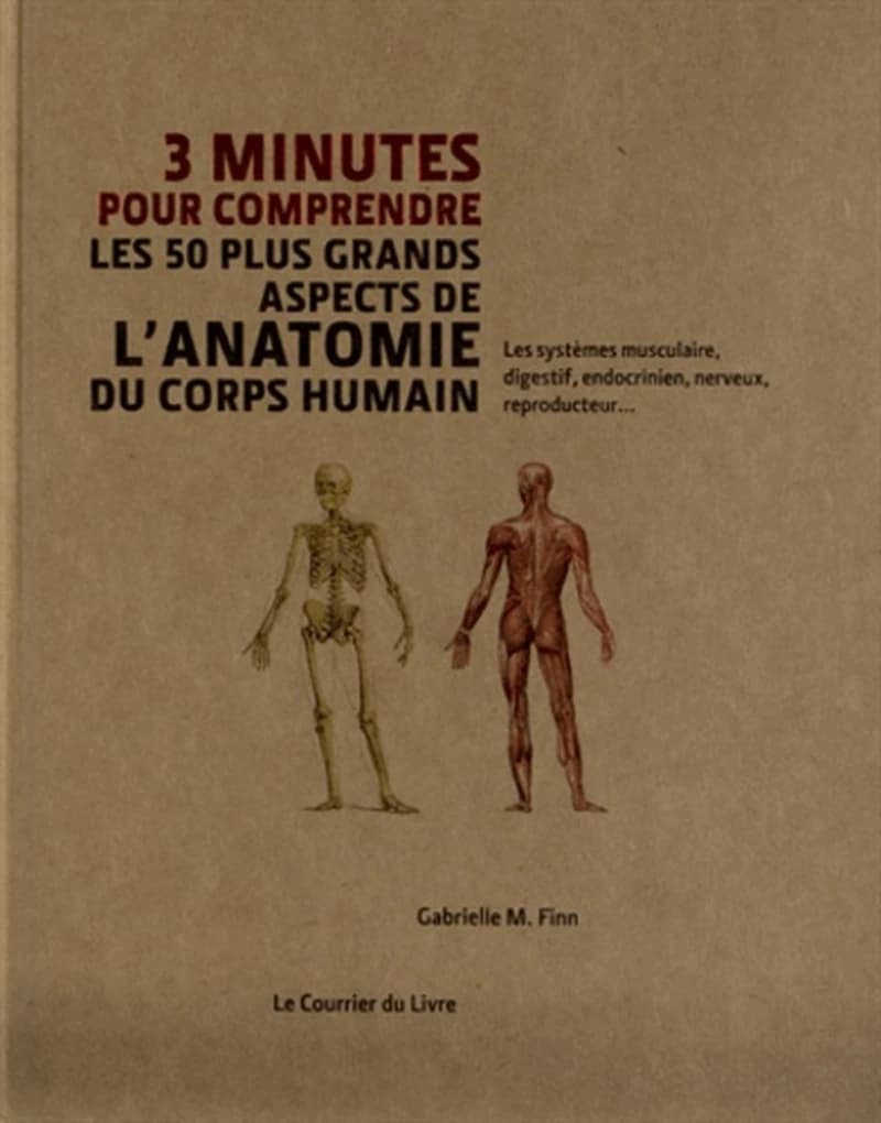 3 minutes pour comprendre les 50 plus grands aspects de l'anatomie du corps humain (2e éd.) rédacteur, Gabrielle M. Finn ; contributeurs, Judith Barbaro-Brown, Jo Bishop, Andrew Chaytor... [et. al.]