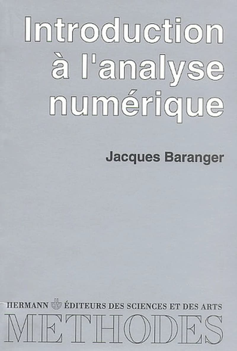Introduction à l'analyse numérique