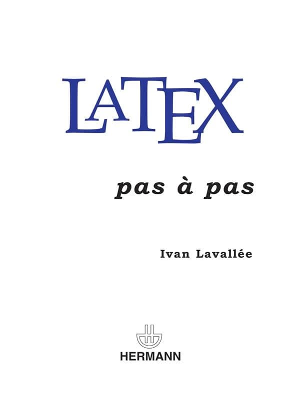 LaTeX : pas à pas