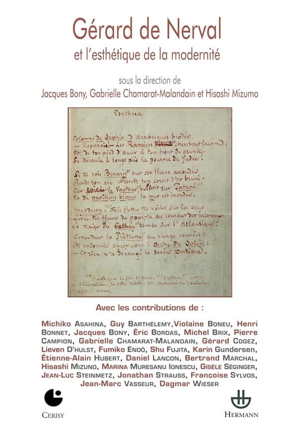 Gérard de Nerval et l'esthétique de la modernité : actes du Colloque de Cerisy-la-Salle, [23-30 août 2008]