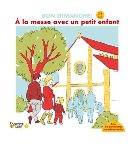 À la messe avec un petit enfant