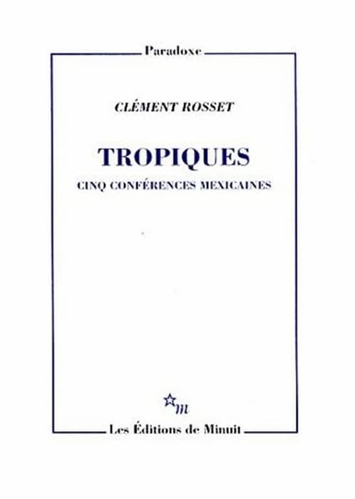 Tropiques : cinq conférences mexicaines