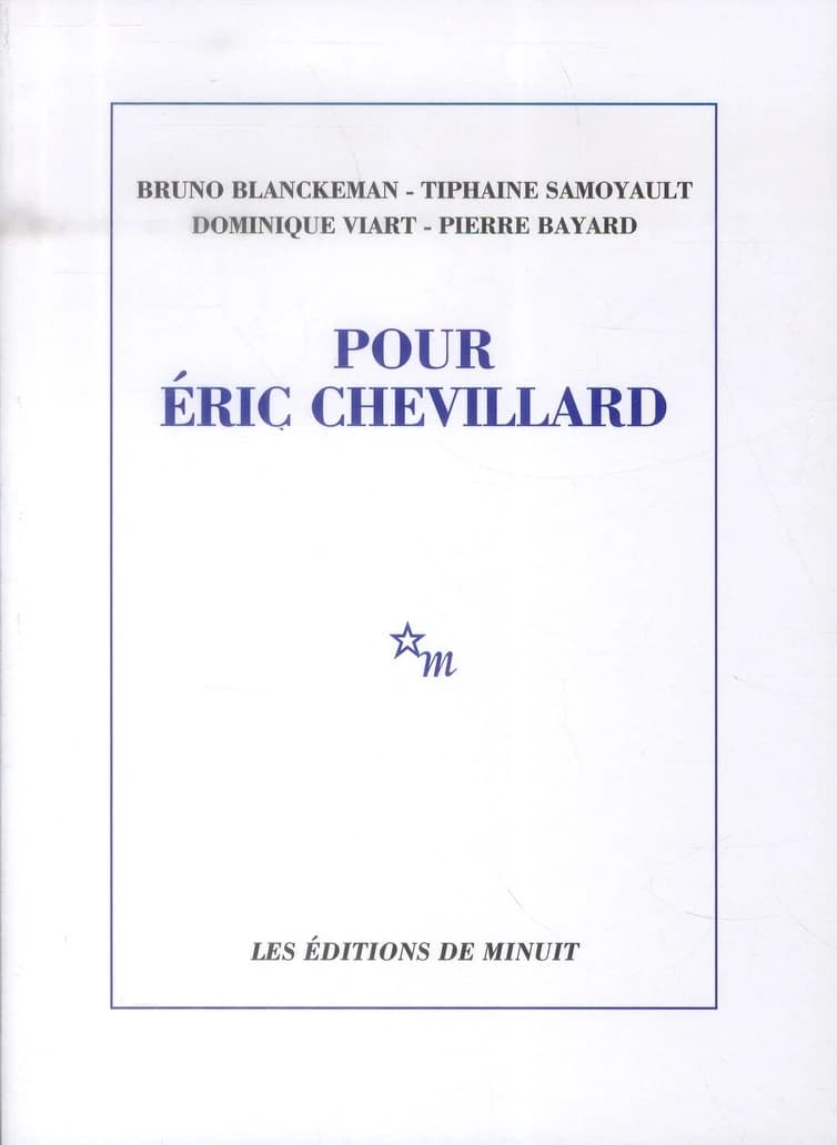 Pour Éric Chevillard