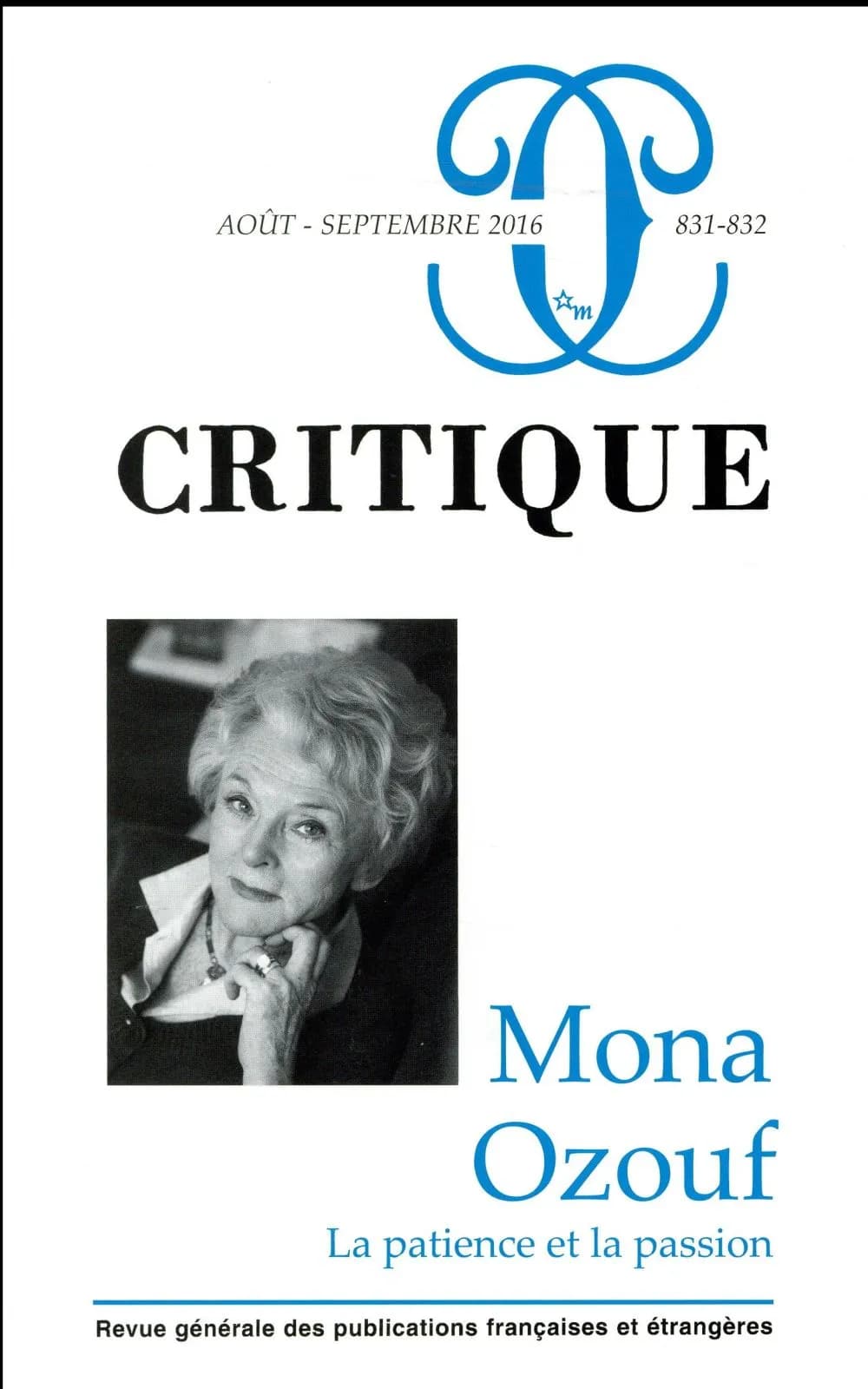 Revue Critique n.831
