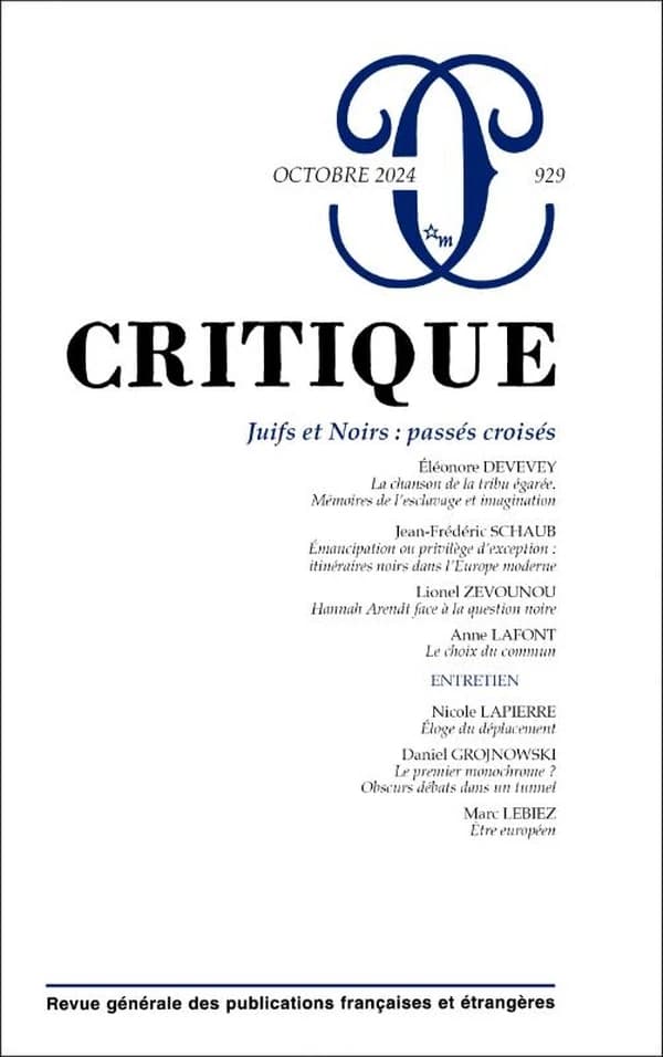 Juifs et Noirs : passés croisés