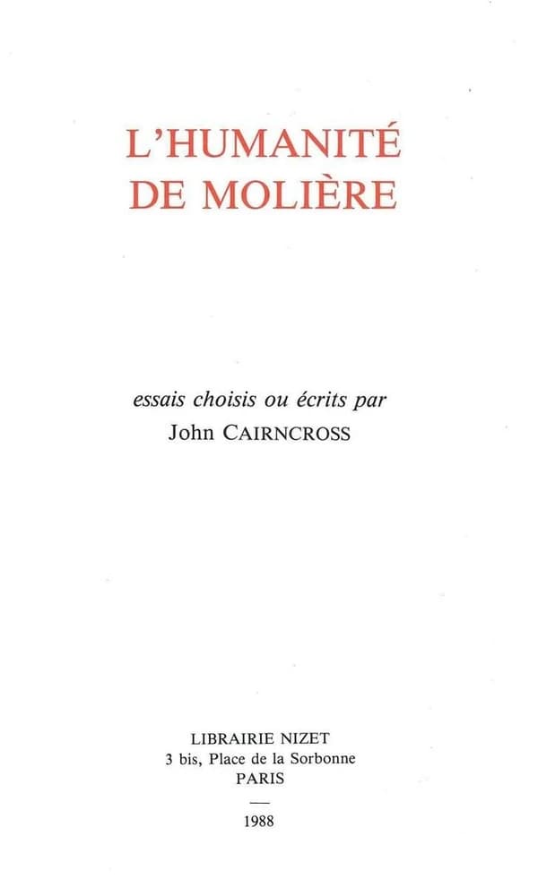 L'Humanité de Molière