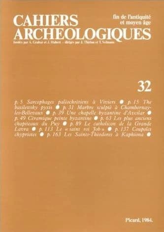 CAHIERS ARCHEOLOGIQUES n.32