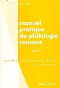Manuel pratique de philologie romane t1 (relie)