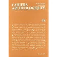 Cahiers archeologiques. fin de l'antiquite et moyen age. numero 38.