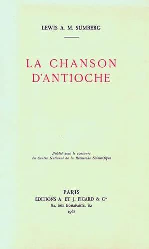 La chanson d'antioche.