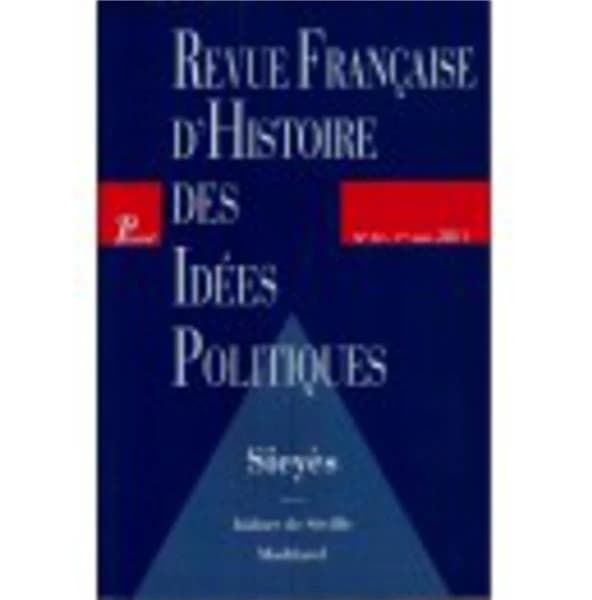 REVUE FRANCAISE D'HISTOIRE DES IDEES POLITIQUES n.33 : le Risorgimento et la France
