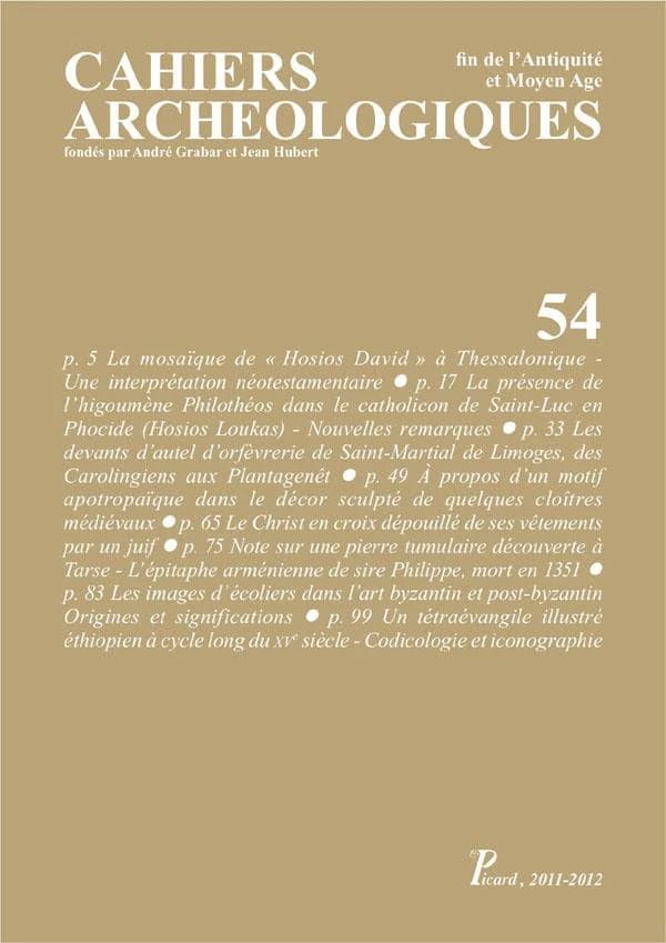 Cahiers archeologiques