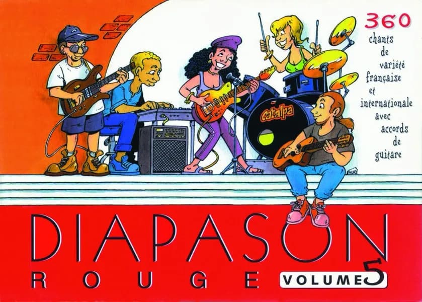 Diapason rouge. Vol. 5, Carnet de 360 chants avec accords