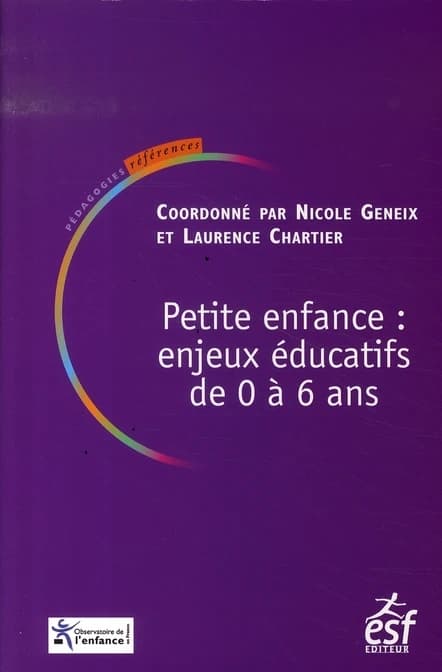 Petite enfance, enjeux éducatifs de 0 à 6 ans