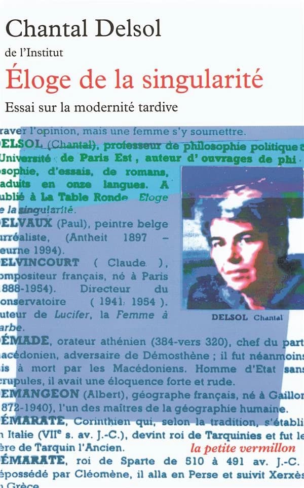 Éloge de la singularité : essai sur la modernité tardive