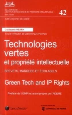 Technologies vertes et propriété intellectuelle : brevets, marques et écolabels