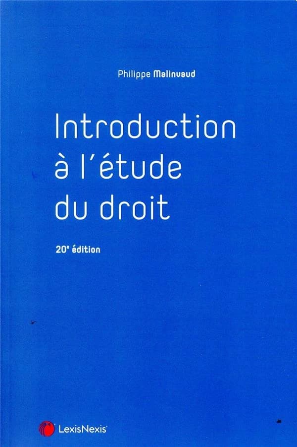 Introduction à l'étude du droit