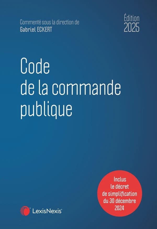 Code de la commande publique, 2025 (6e éd., 2025)