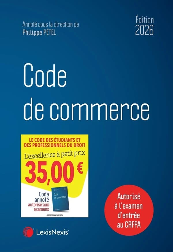 Code de commerce, 2026 (38e éd.)