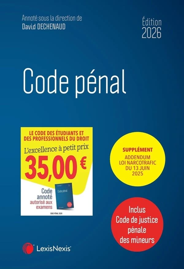 Code pénal, 2026 (38e éd.)
