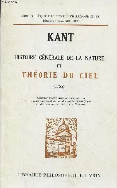 Histoire générale de la nature et théorie du ciel : 1755