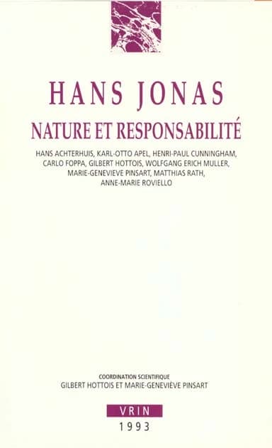 Hans Jonas : nature et responsabilité