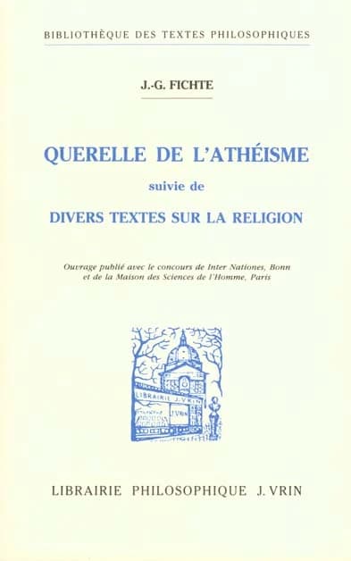 La querelle de l'athéisme : suivie de divers textes sur la religion