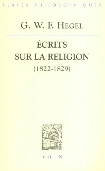 Écrits sur la religion, 1822-1829